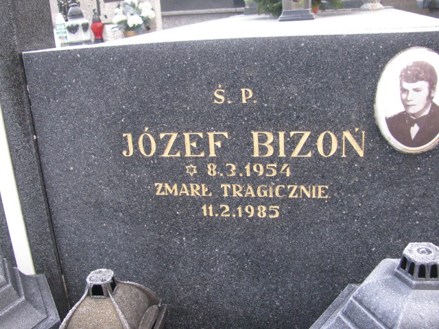 Józef Bizoń 1954 Targanice - Grobonet - Wyszukiwarka osób pochowanych